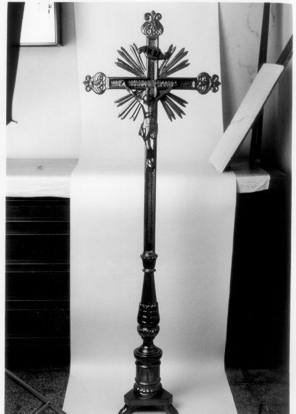 croce d'altare - ambito lunigianese (prima metà sec. XIX)