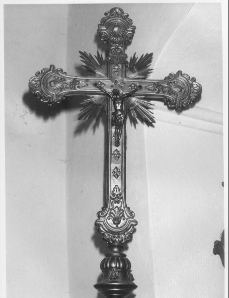 croce portatile - produzione italiana (seconda metà sec. XIX)