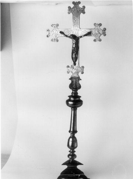 croce d'altare - ambito lunigianese (seconda metà sec. XVIII)