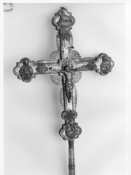 croce portatile - bottega toscana (seconda metà sec. XVI)