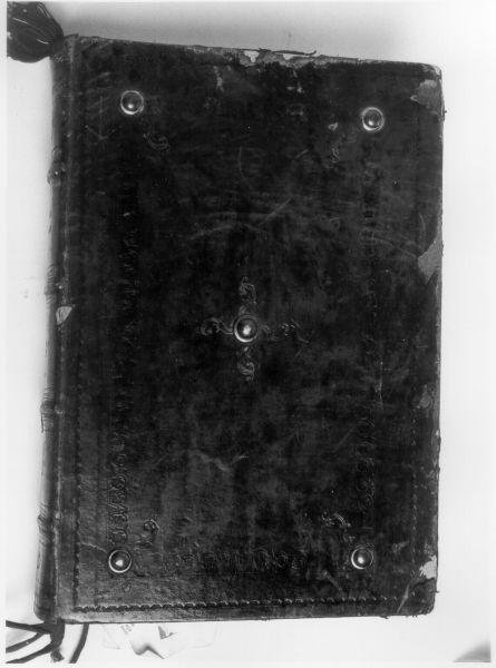 coperta di libro liturgico - produzione veneziana (sec. XVII)