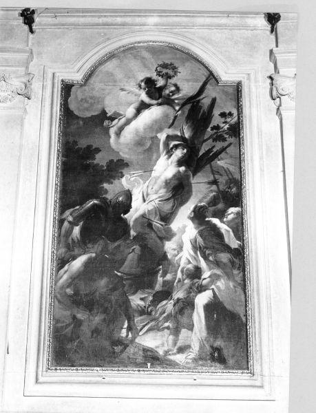 martirio di San Sebastiano (dipinto, opera isolata) di Del Pace Ranieri (attribuito) (sec. XVIII)