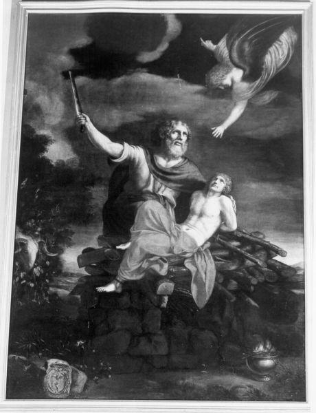 SACRIFICIO DI ISACCO (dipinto) di Pascucci Francesco (sec. XVIII)