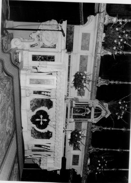 altare maggiore - ambito apuoversiliese (fine/inizio secc. XVIII/ XIX)