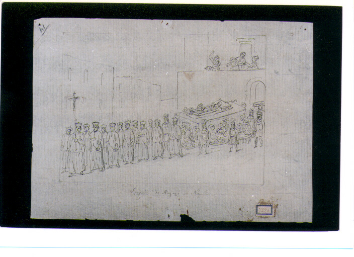 processione (disegno) di D'Anna Alessandro (fine/inizio secc. XVIII/ XIX)
