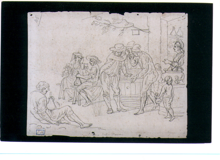 figure maschili (disegno) di D'Anna Alessandro (fine/inizio secc. XVIII/ XIX)
