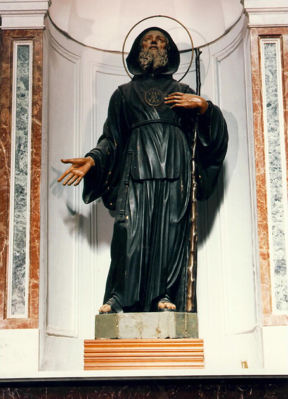 San Francesco di Paola (statua) - ambito siciliano (primo quarto sec. XIX)