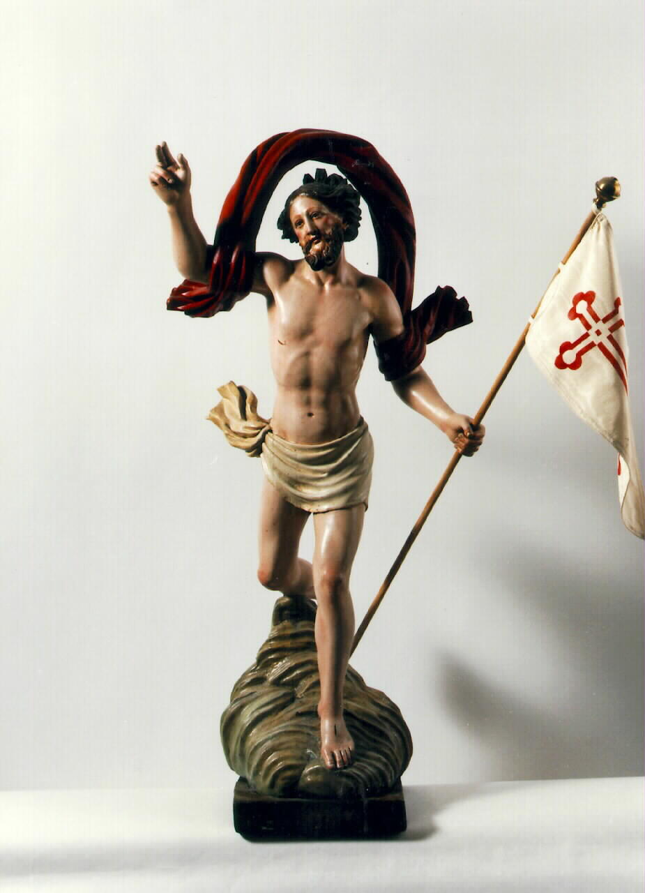 Cristo risorto benedicente (statua) - ambito siciliano (Prima metà sec. XIX)