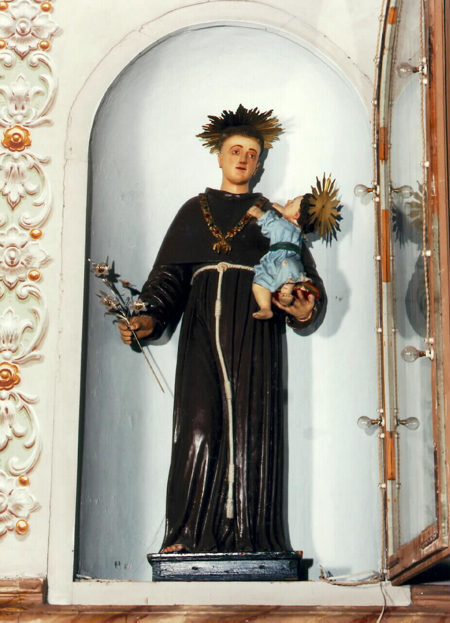 Sant'Antonio da Padova (statua) - ambito siciliano (primo quarto sec. XX)
