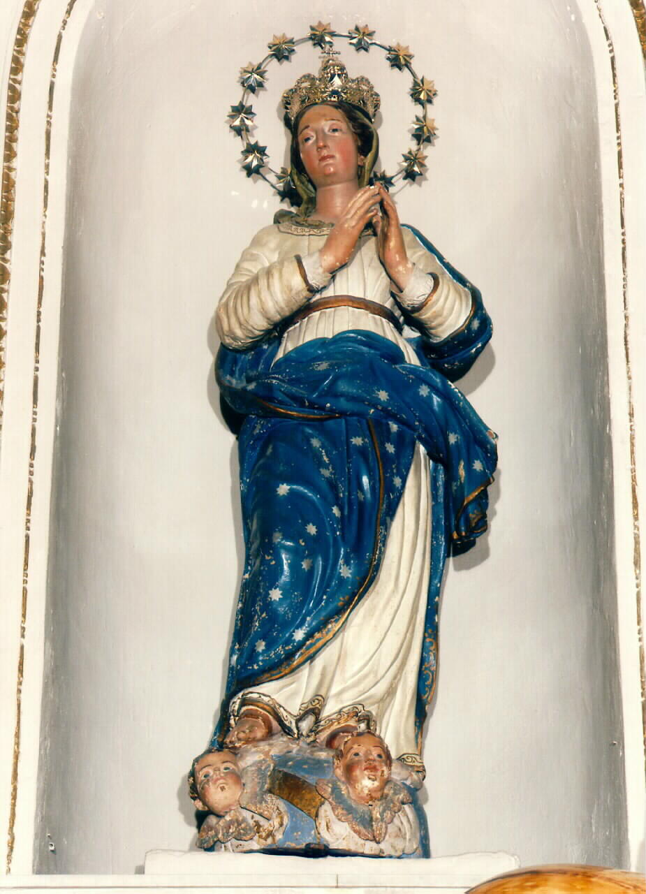 Madonna Immacolata (statua) - ambito siciliano (Prima metà sec. XIX)