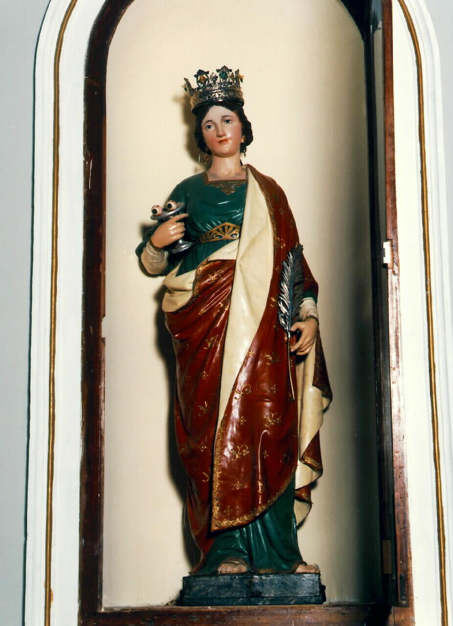 Santa Lucia (statua) - ambito siciliano (primo quarto sec. XX)