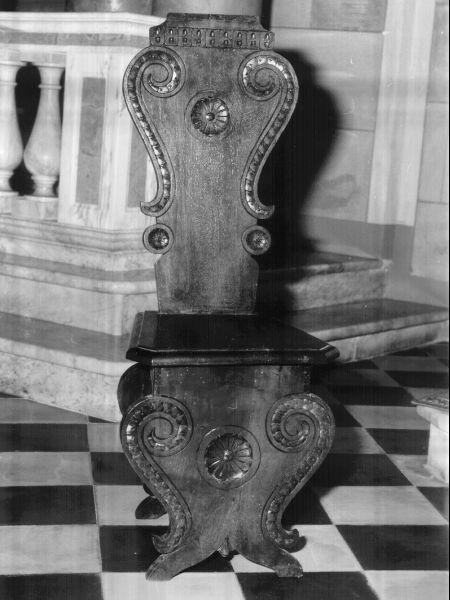 sedia, serie - bottega lucchese (fine/inizio secc. XIX/ XX)