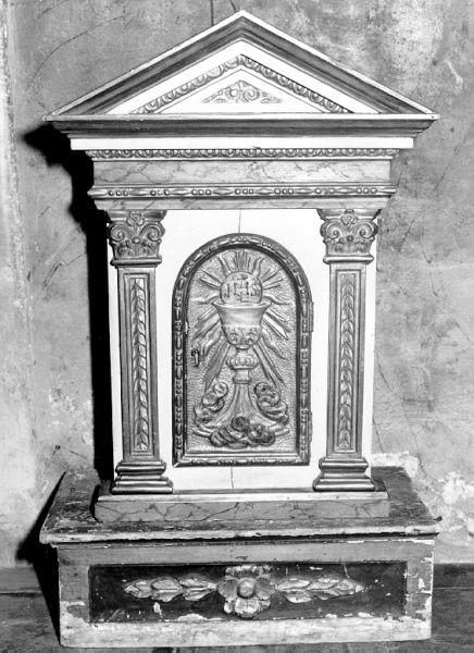 tabernacolo - a tempietto - bottega lucchese (prima metà sec. XIX)