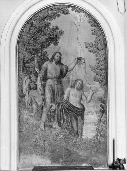 battesimo di Cristo (dipinto) di Ademollo Luigi (sec. XIX)