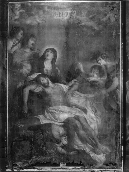 COMPIANTO SUL CRISTO MORTO (dipinto) di Boselli Matteo (sec. XVII)