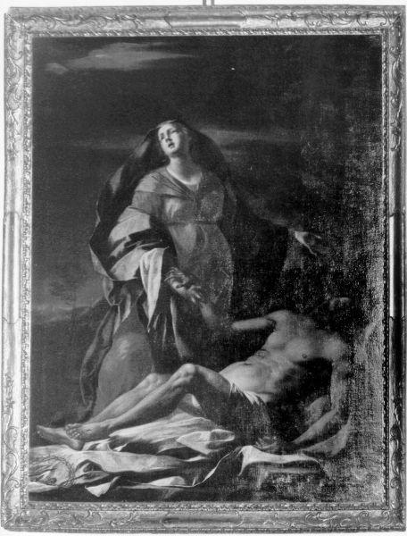 compianto sul Cristo morto (dipinto) di Luchi Giuseppe Antonio detto Diecimino (sec. XVIII)