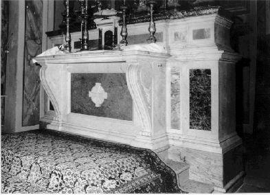 altare maggiore - bottega lucchese (fine sec. XIX)