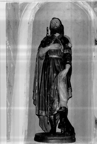 SAN ROCCO (statua) - ambito italiano (fine/inizio secc. XIX/ XX)
