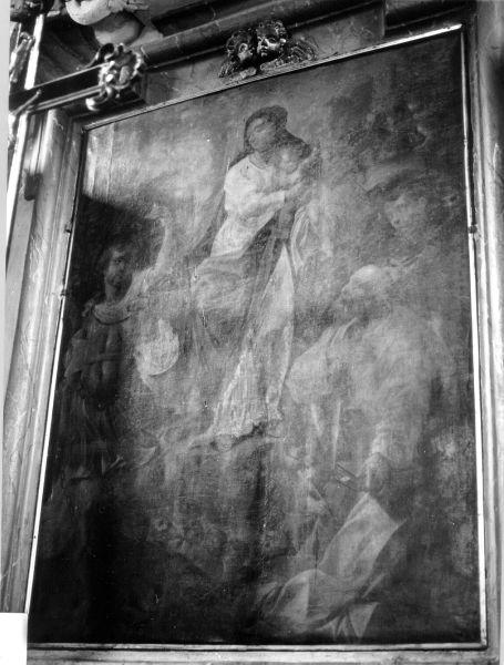 Madonna con Bambino, San Michele Arcangelo, Sant'Antonio da Padova e San Matteo (dipinto) - ambito toscano (?) (prima metà sec. XVII)