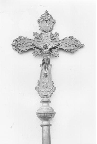 croce processionale - bottega italiana (seconda metà sec. XIX)