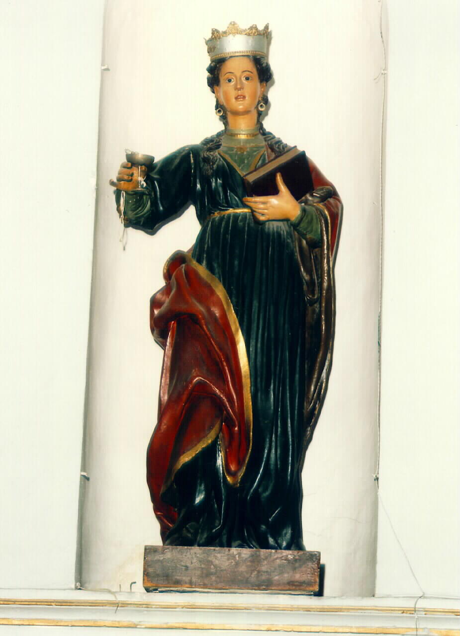 santa (statua) - ambito siciliano (sec. XIX)