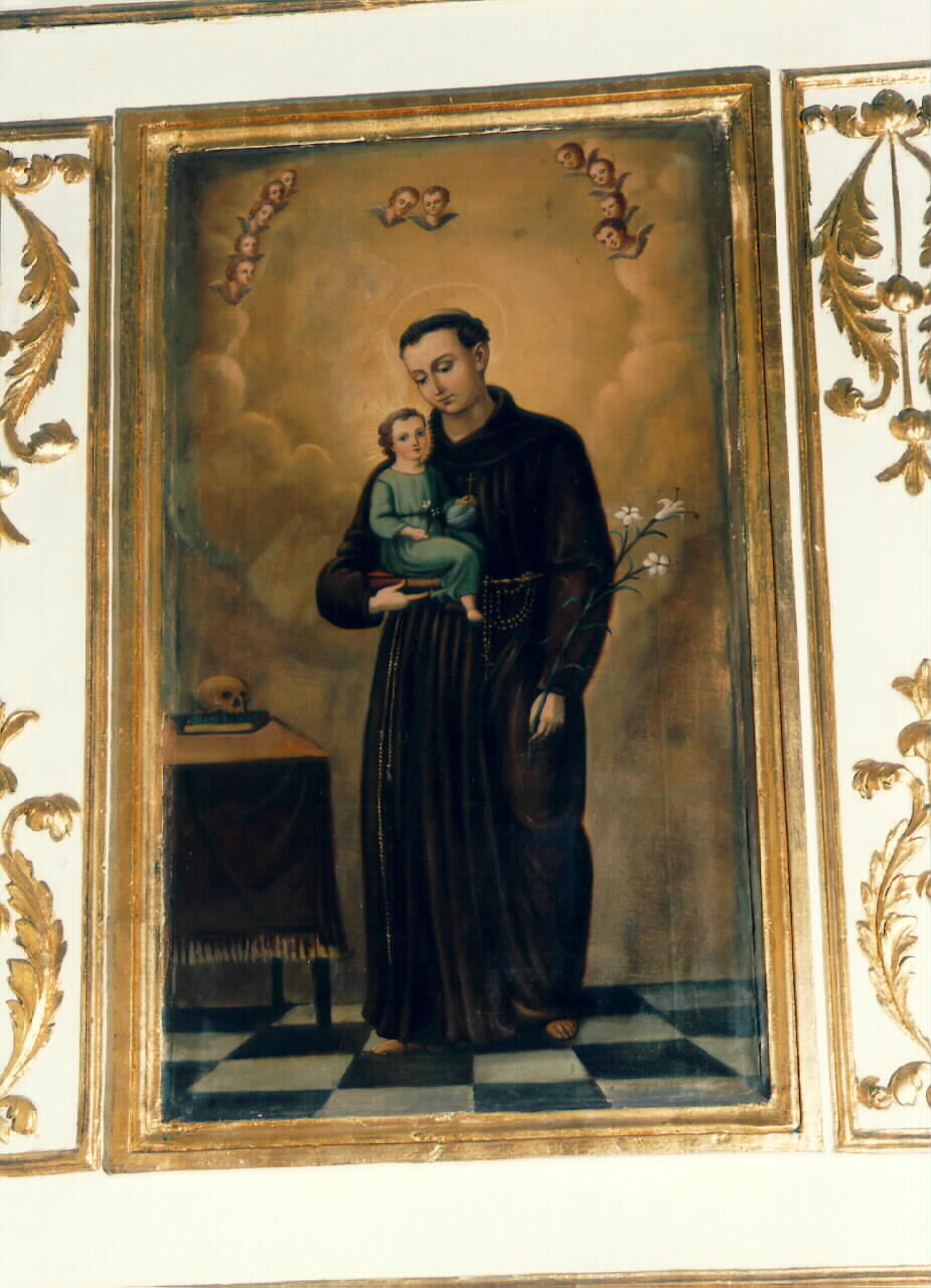 Sant'Antonio da Padova (dipinto) - ambito siciliano (Fine/inizio secc. XIX/ XX)