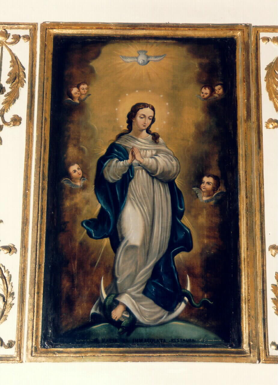 Madonna Immacolata (dipinto) - ambito siciliano (Seconda metà sec. XIX)