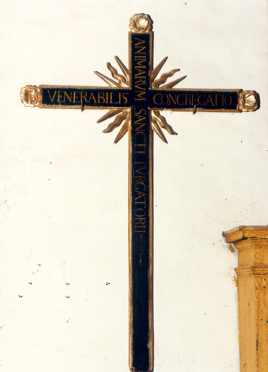 croce penitenziale - produzione siciliana (Seconda metà sec. XVIII)