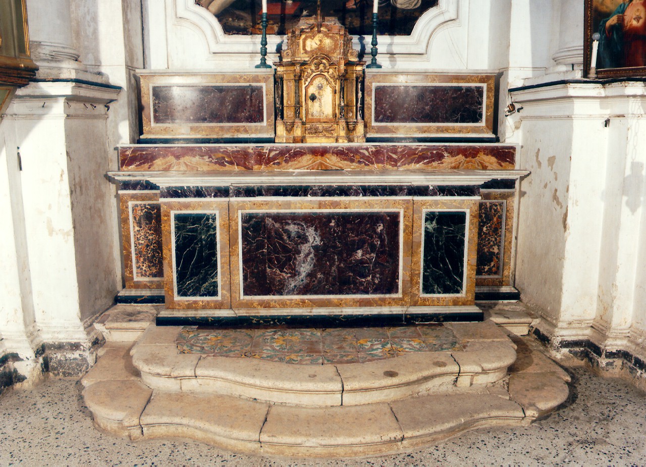 altare - ambito siciliano (Seconda metà, Seconda metà sec. XVIII, sec. XIX)