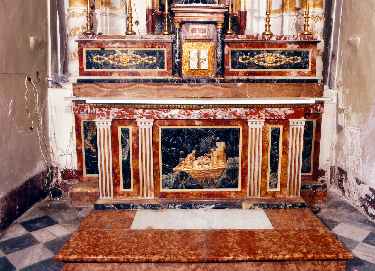altare - ambito siciliano (Fine/inizio secc. XVIII/ XIX)