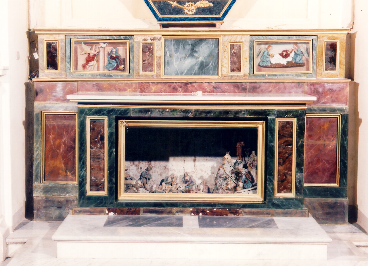 altare - a blocco, serie - ambito siciliano (fine sec. XIX)