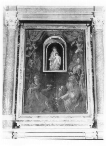 colomba dello Spirito Santo e Santi (dipinto) - ambito toscano (sec. XVII)