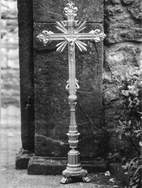 croce d'altare - bottega toscana (prima metà sec. XIX)