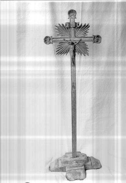 croce d'altare - ambito lunigianese (prima metà sec. XIX)