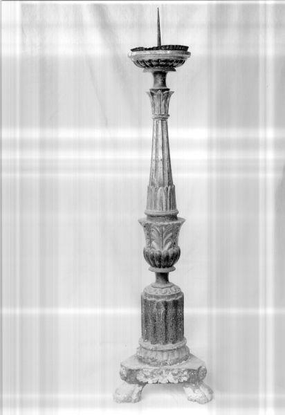 candelabro, serie - manifattura toscana (prima metà sec. XIX)