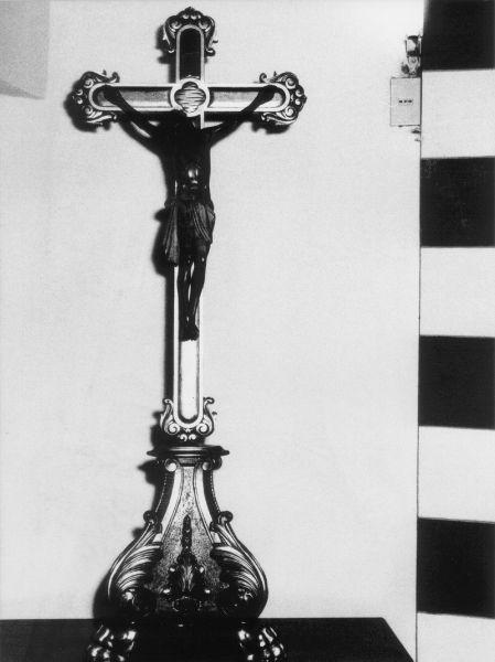 croce da tavolo - bottega toscana (fine sec. XVIII)
