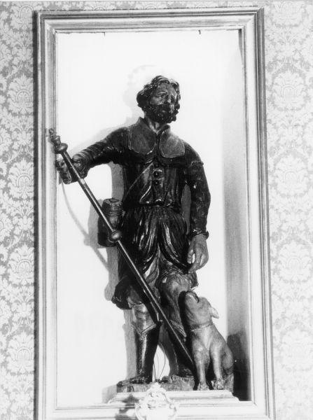 San Rocco (statua) - ambito toscano (metà sec. XVIII)