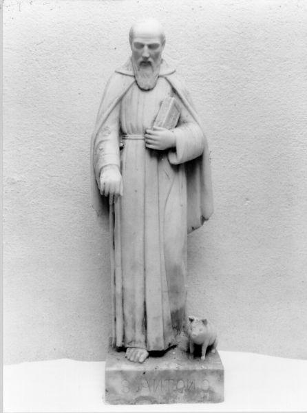 SANT'ANTONIO ABATE (statua) - bottega italiana (sec. XIX)