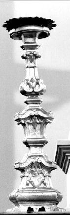 candelabro, serie - bottega versiliese (sec. XVIII)