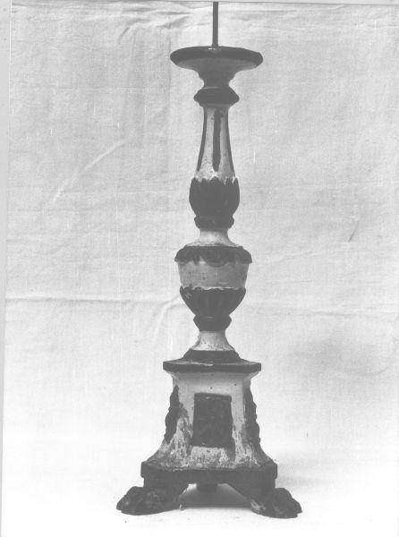 candelabro, serie - bottega versiliese (sec. XIX)