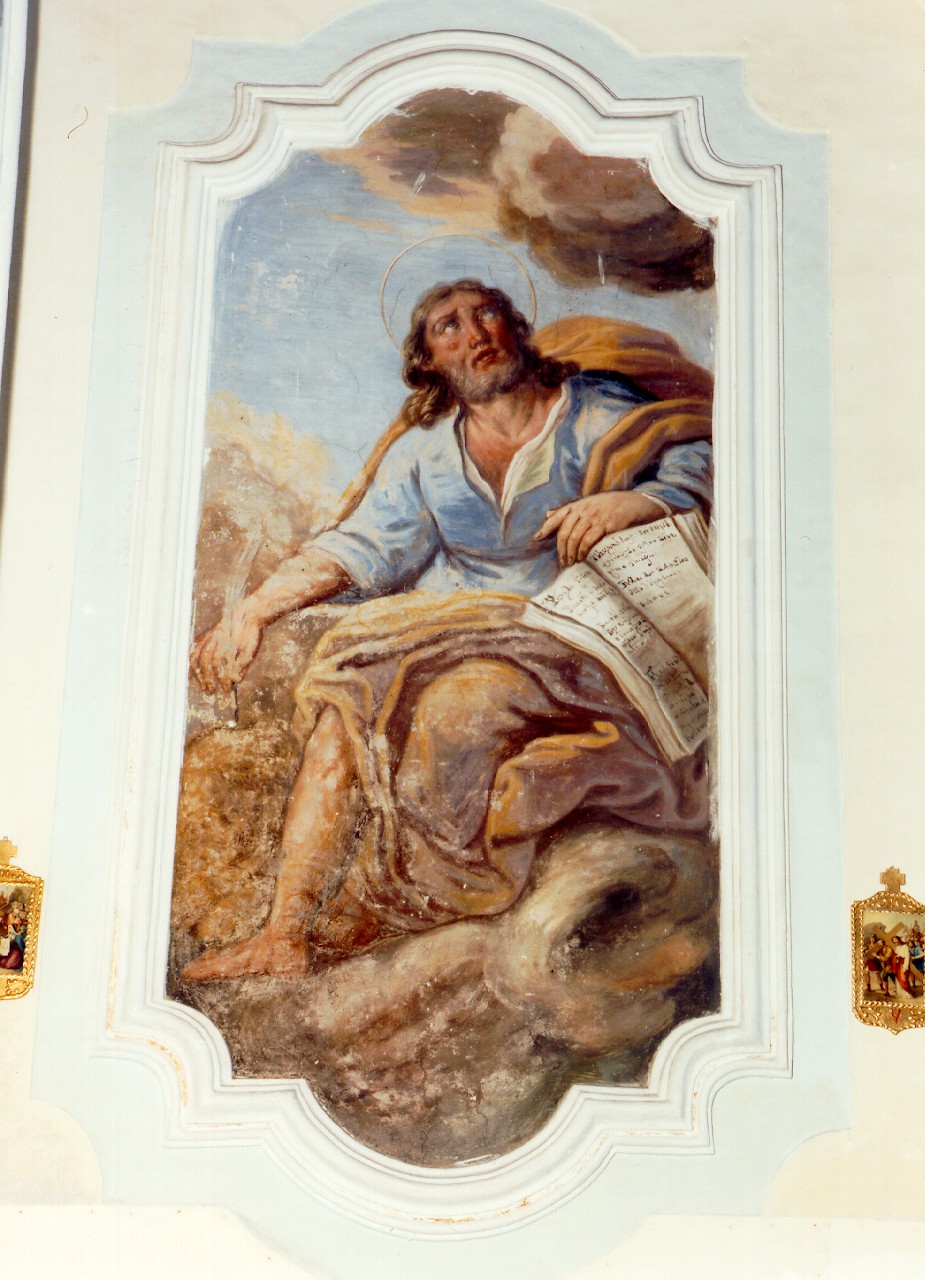 San Marco evangelista (dipinto murale) - ambito siciliano (sec. XVIII)