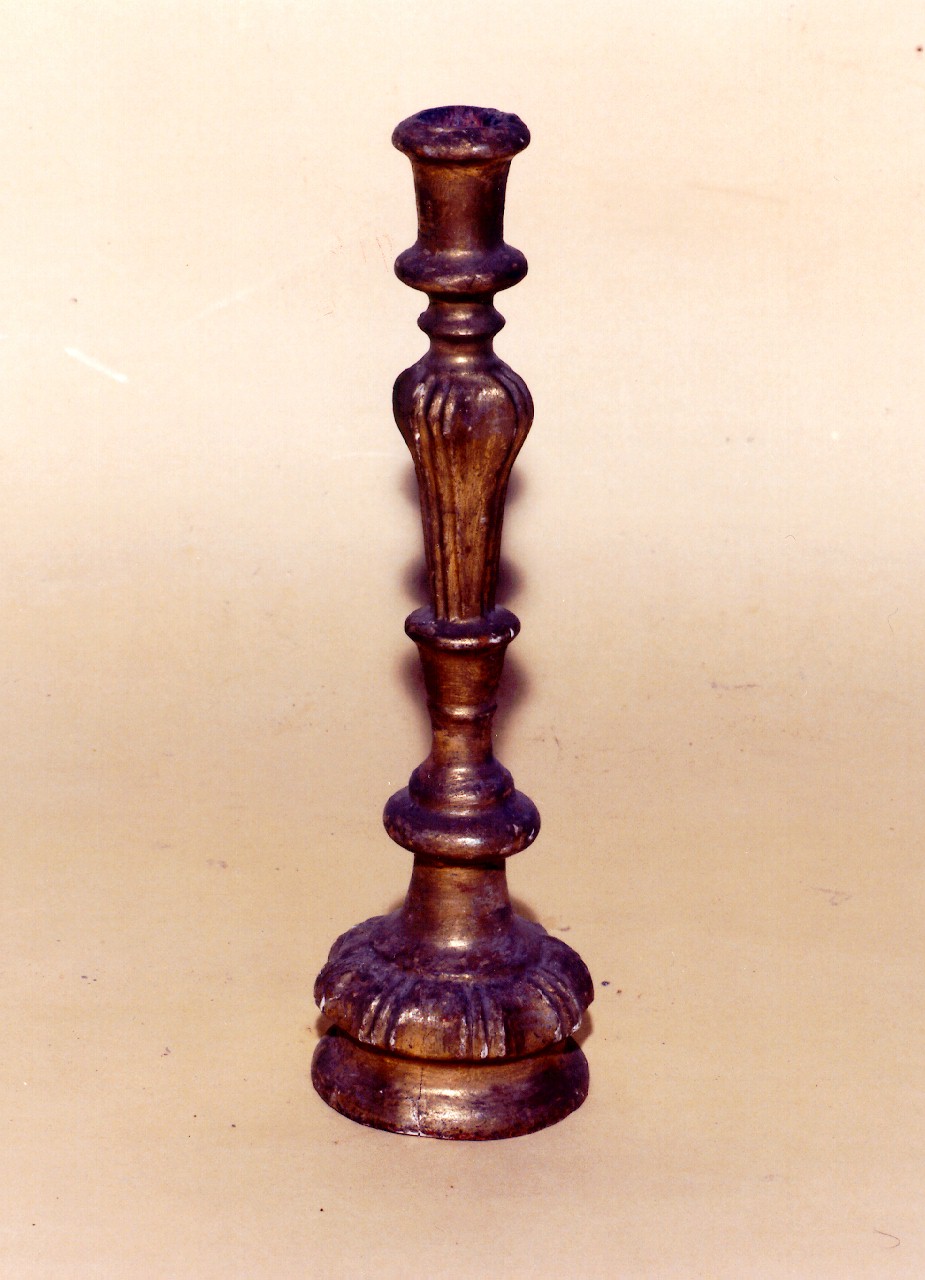 candeliere d'altare, serie - produzione siciliana (Fine/inizio secc. XIX/ XX)