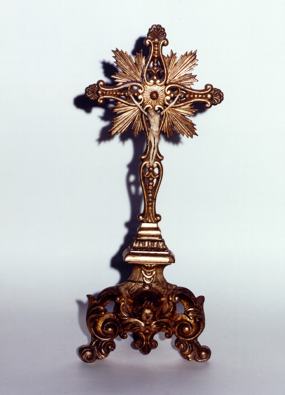 croce d'altare - produzione siciliana (Seconda metà sec. XVIII)