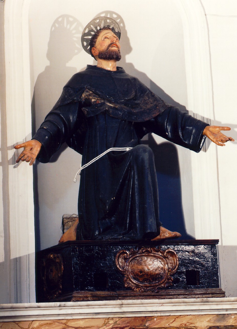 San Francesco d'Assisi (statua) - ambito siciliano (Prima metà sec. XIX)