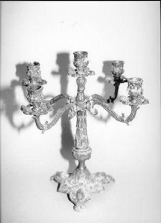 candeliere, serie - bottega italiana (secc. XIX/ XX)
