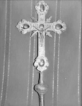 croce processionale - bottega italiana (sec. XVIII)