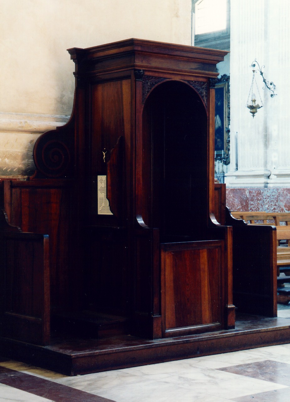confessionale, serie - produzione siciliana (fine sec. XIX)