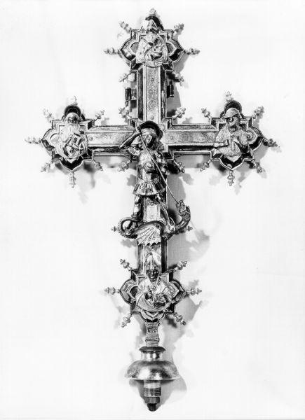 croce processionale di Marti Francesco (maniera) (fine sec. XV)