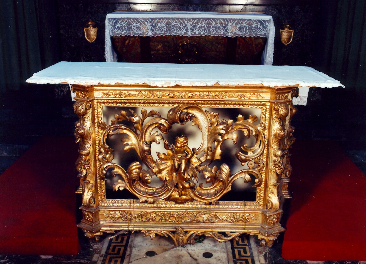 altare - a mensa - produzione siciliana (Seconda metà sec. XVIII)