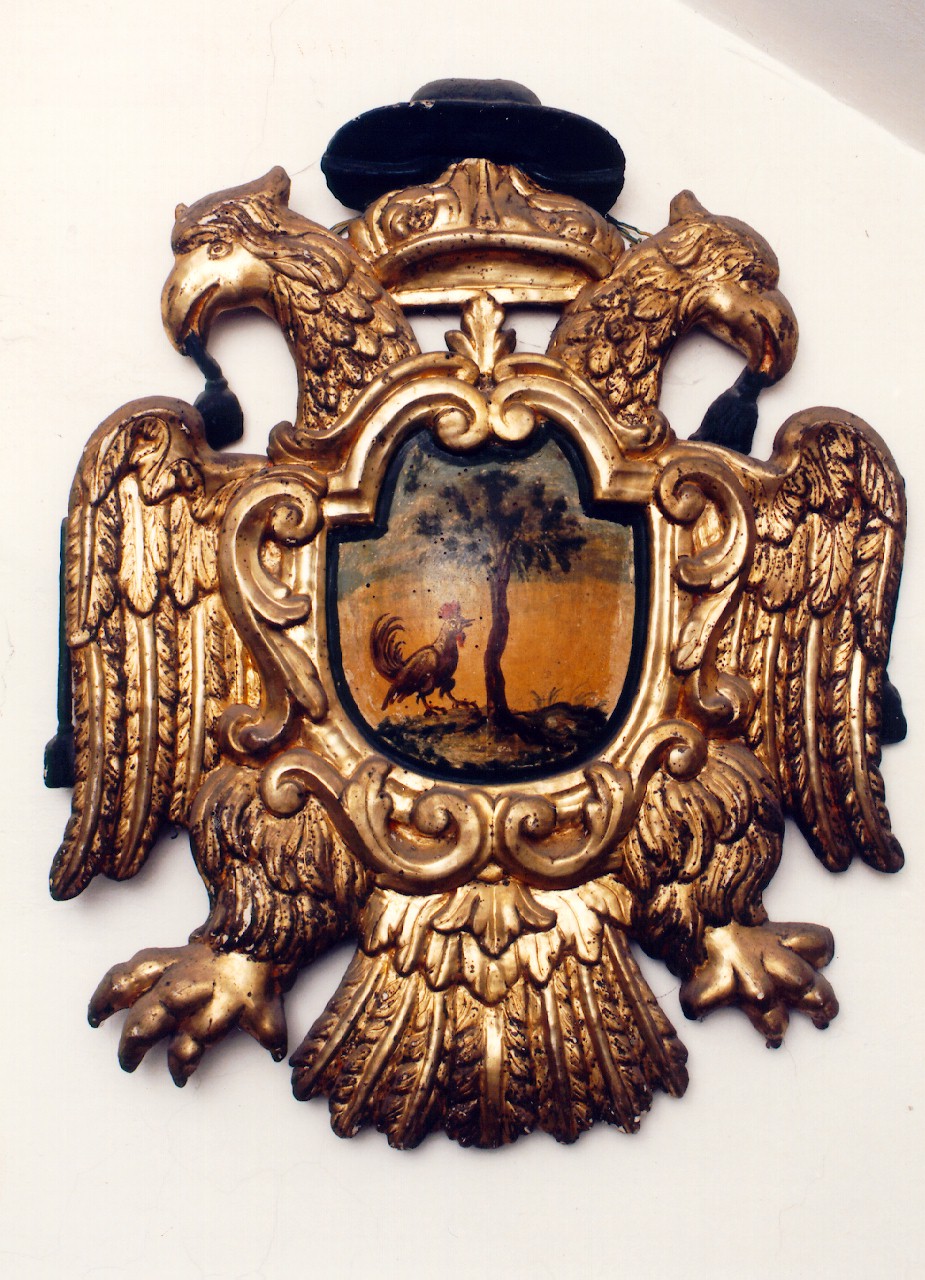 stemma del vescovo Pietro Galletti (rilievo) - ambito siciliano (sec. XVIII)